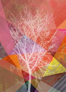 P23-B TREES AND TRIANGLES by Pia Schneider