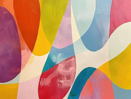 Art abstrait coloré