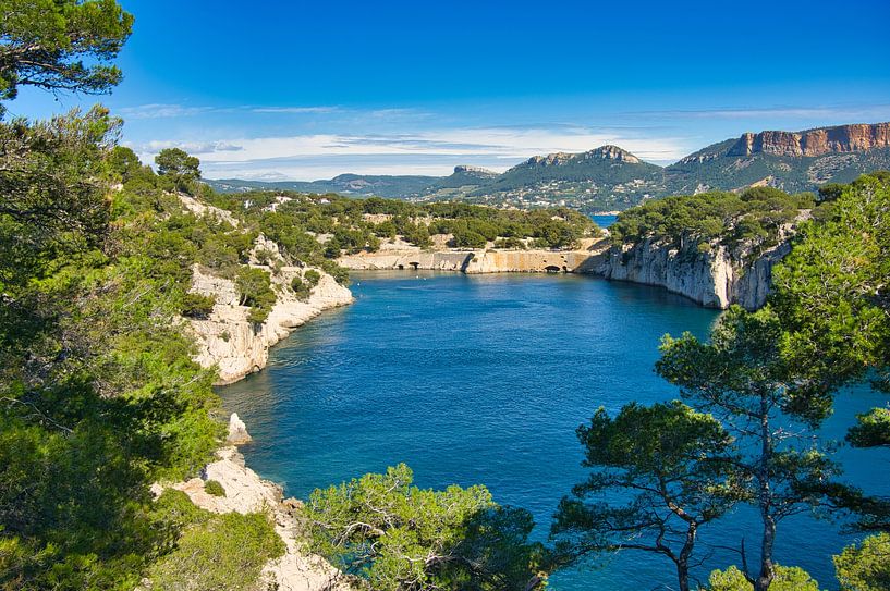 Calanque Port Miou aan de Côte d&#039;Azur van Tanja Voigt