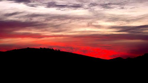 Abendrot Berge von Henryk Rybak