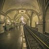 Berlin Heidelbergerplatz underground station by Eus Driessen
