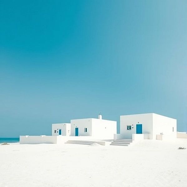 maisons d'ibiza par J.a Dijkstra