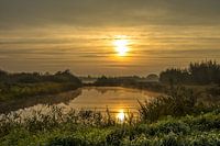 Prachtige zonsopgang in natuurgebied "Rottige Meente"