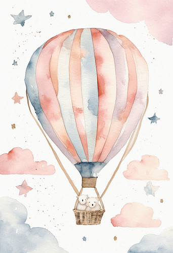 Abenteuer in den Wolken – Bären im Heißluftballon