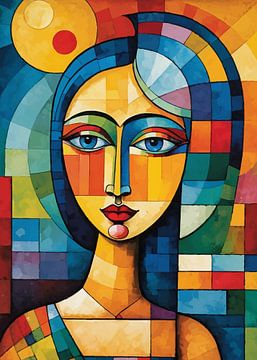 Abstracte vrouw van MIROKKU