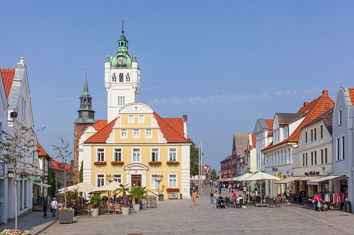 Johanniskirche mit Rathaus, Verden, Niedersachsen, Deutschland