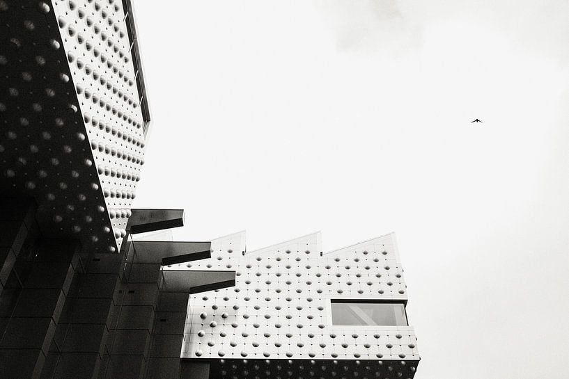 Amersfoort Eemhuis abstract in black and white (Landscape) by Amersfoort Fotoprint