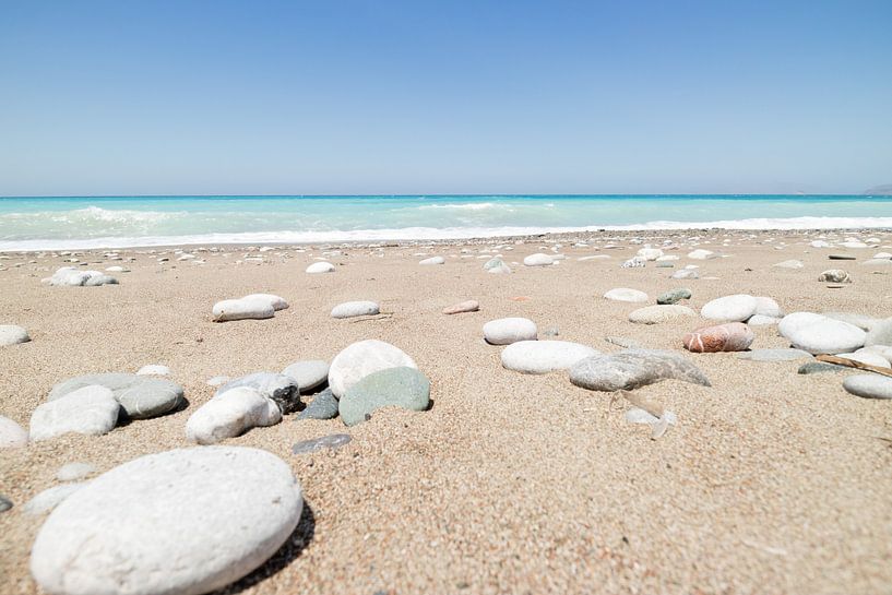 Zandstrand van Victor van Dijk