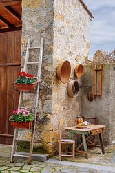 Rustiek stenen huis in Turri, Sardinië