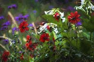 Wilde Bloemen (groen,purper en rood) van Tejo Coen thumbnail