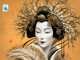 Ukio-e Illustration von Petra Dreiling-Schewe