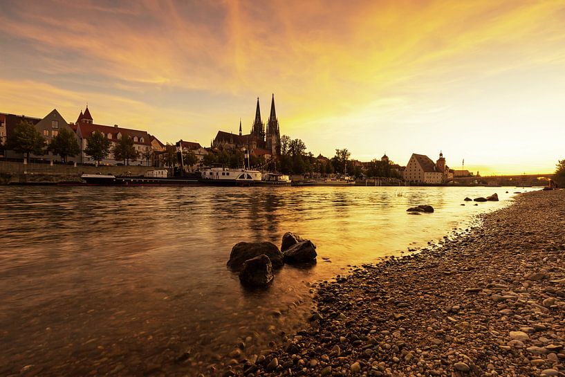 Regensburg sunset by Frank Herrmann
