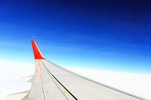 Blick aus dem Flugzeug