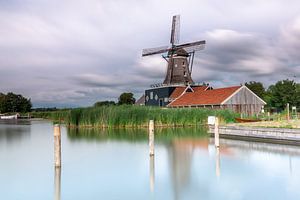 Molen de Rat in IJlst, Friesland van Marcel van den Bos