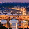 Die Brücke von Ponte Vecchio, Florenz, Italien von Henk Meijer Photography