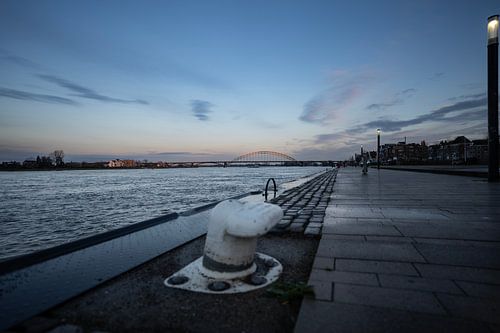 Coucher de soleil Waalkade Nijmegen