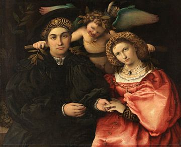 Marsilio Cassotti en zijn vrouw Faustina, Lorenzo Lotto