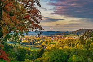 Sonnenuntergang in Oberschwaben