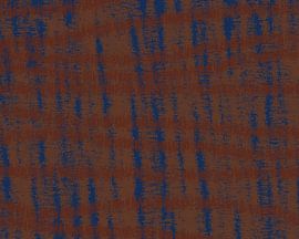 Marron et bleu. Motif rétro des années 70. Décoration intérieure minimaliste. sur Dina Dankers