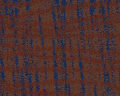 Bruin en blauw. Retro jaren 70 patroon. Minimalistische woondecoratie.