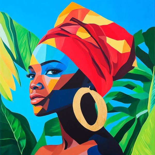 Colourful beauty in tropical splendour by Poster Art Shop