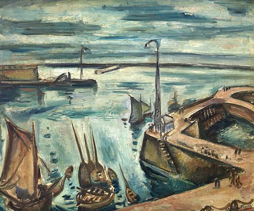 Othon Friesz, The port of Le Havre, 1921