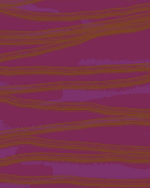 Purple and gold. Colorful abstract modern art. Pop of colors. by Dina Dankers