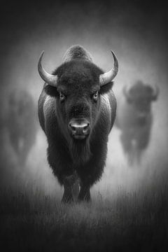 Bizon in de Mist