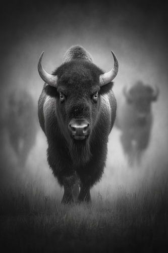 Bizon in de Mist