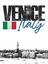 Venetië Italië van Printed Artings thumbnail