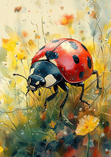 een lieveheersbeestje