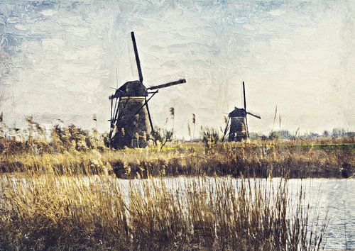 Landschap met molen ( schildering)