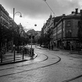 The empty Gothenburg Street von Stefan Dhondt