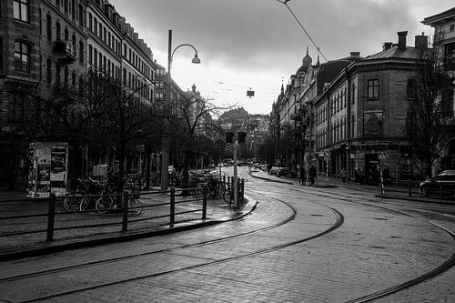 The empty Gothenburg Street by Stefan Dhondt