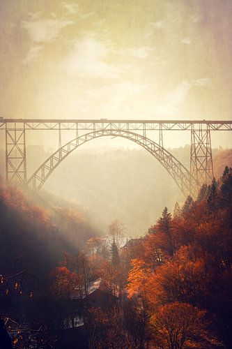 Picturesque Müngsten Bridge Over the Wupper Valley by Dirk Wüstenhagen