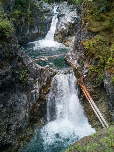 Wasserfälle im Qualicum Provincial Park auf Vancouver Island