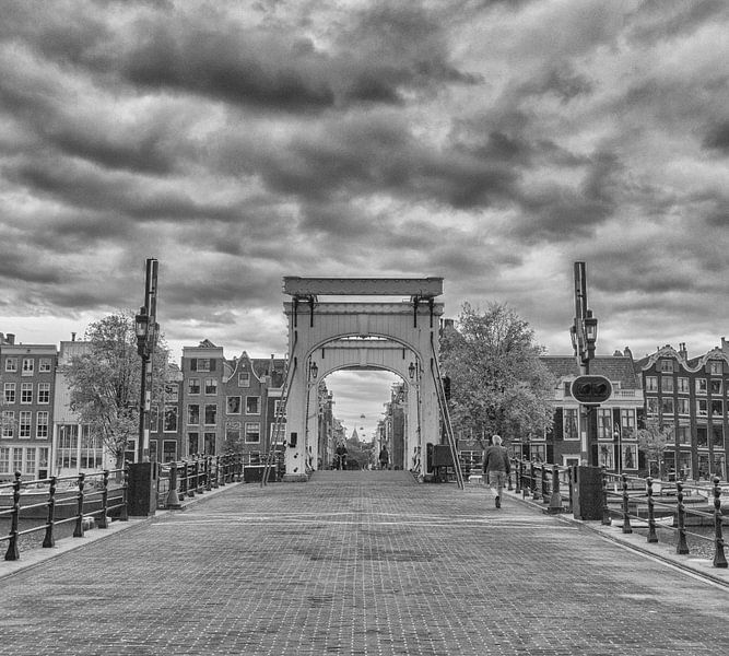 Magere brug Amsterdam van Peter Bartelings