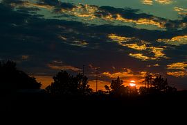 Kontraste der Abendsonne von Alex Karg