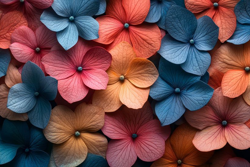 malerischen exotischen Blumen Hintergrund von Egon Zitter