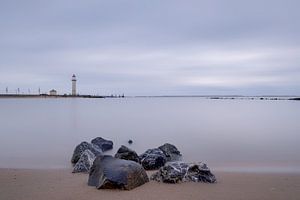 Calm at the lighthouse by Maikel Brands