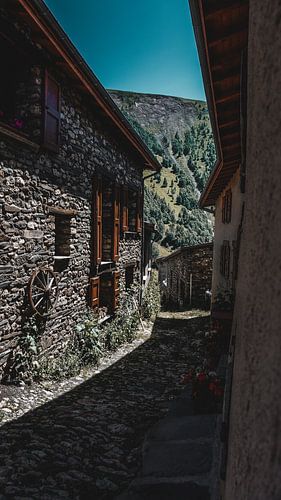 Picturesque French Alpine village
