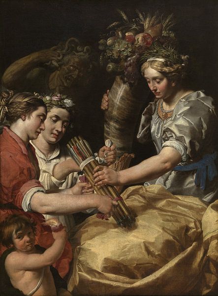Abraham Janssens, Unity, Love and Sincerity overcome the Discord, 1622 by Atelier Liesjes
