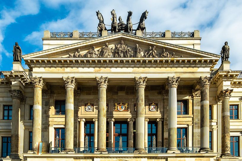 Fassade Residenzschloss in Braunschweig von Dieter Walther