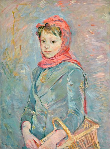 Berthe Morisot,Meisje met een mand ,2