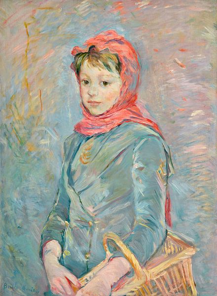 Berthe Morisot,Mädchen mit Korb,2 von finemasterpiece