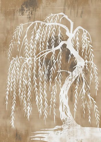 Élégance du saule chuchotant