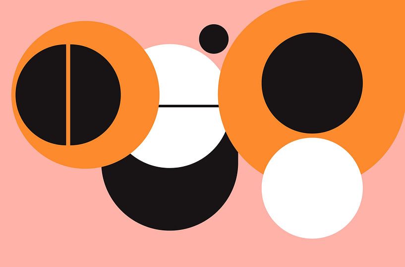 Abstraction in modern colours by Mad Dog Art
