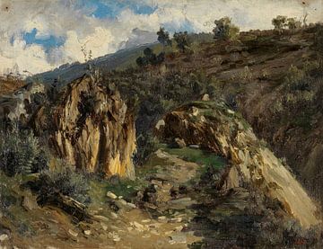 Paysage de Carlos de Haes-Stenen, Paysage antique