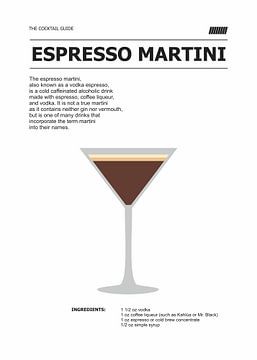 espresso martini cocktail van Ratna Mutia Dewi