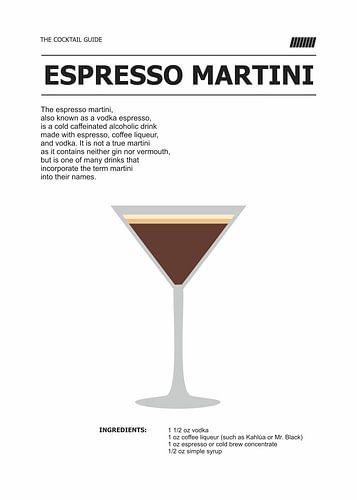 espresso martini cocktail